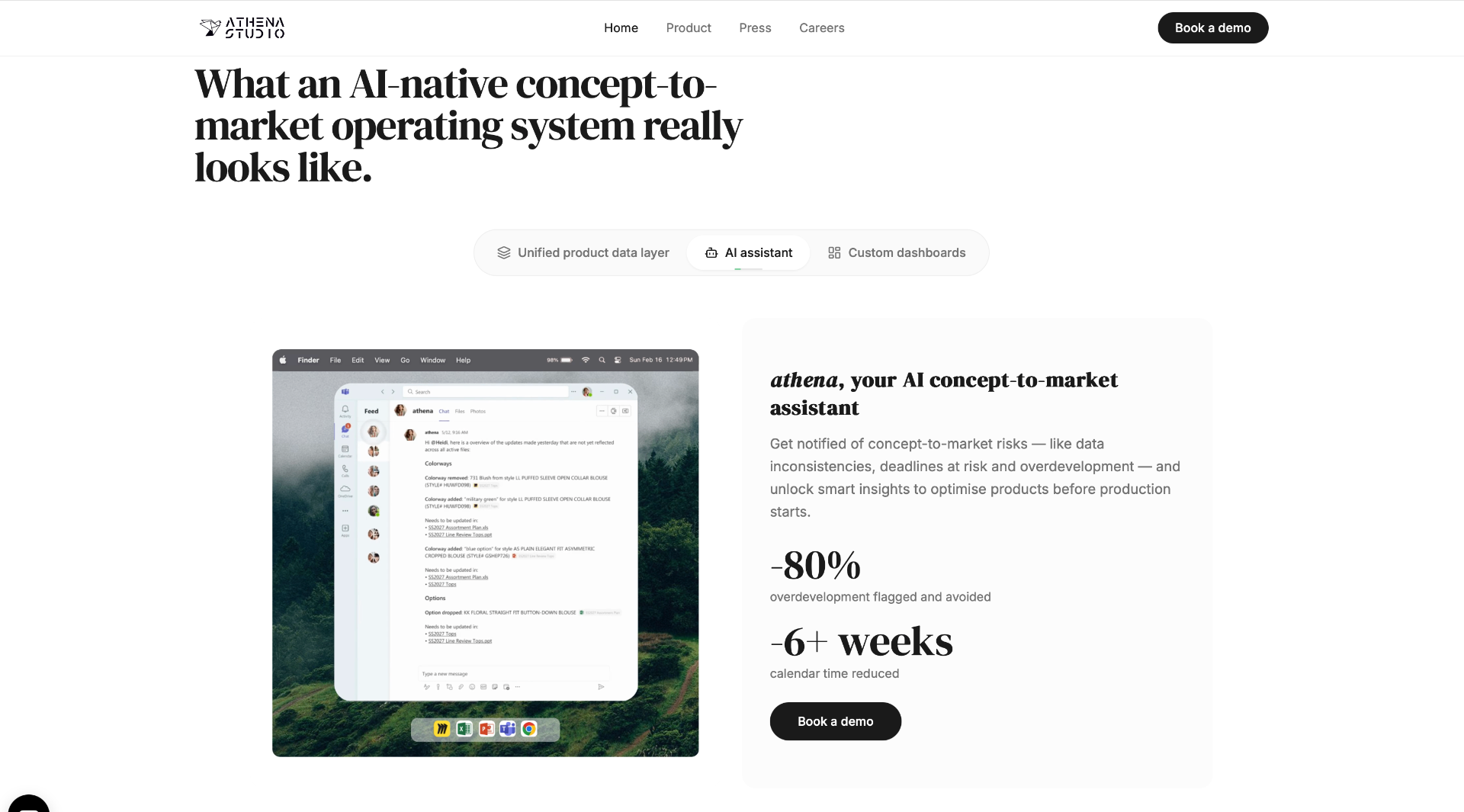 Athena Studio Website showcase image 4