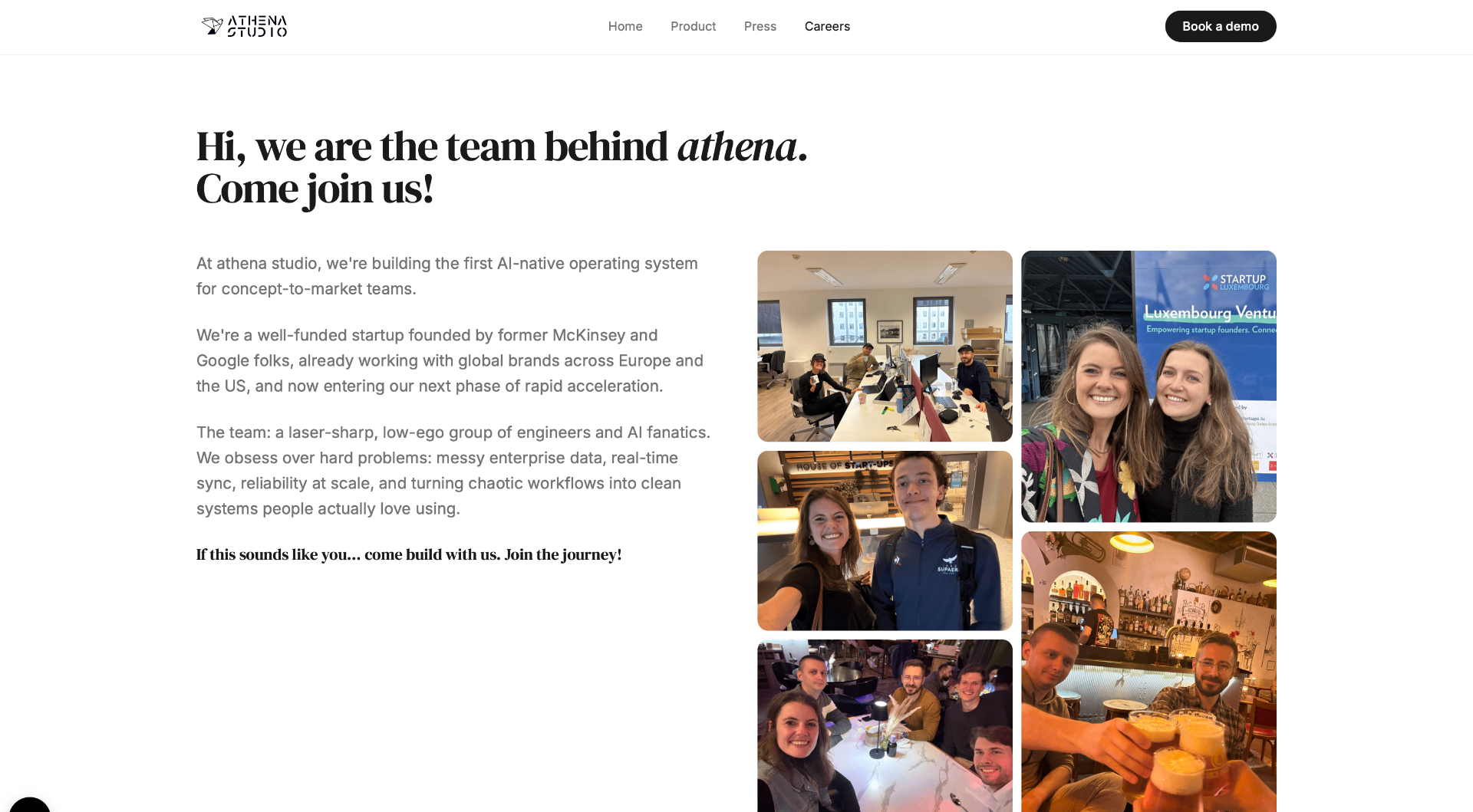 Athena Studio Website showcase image 6